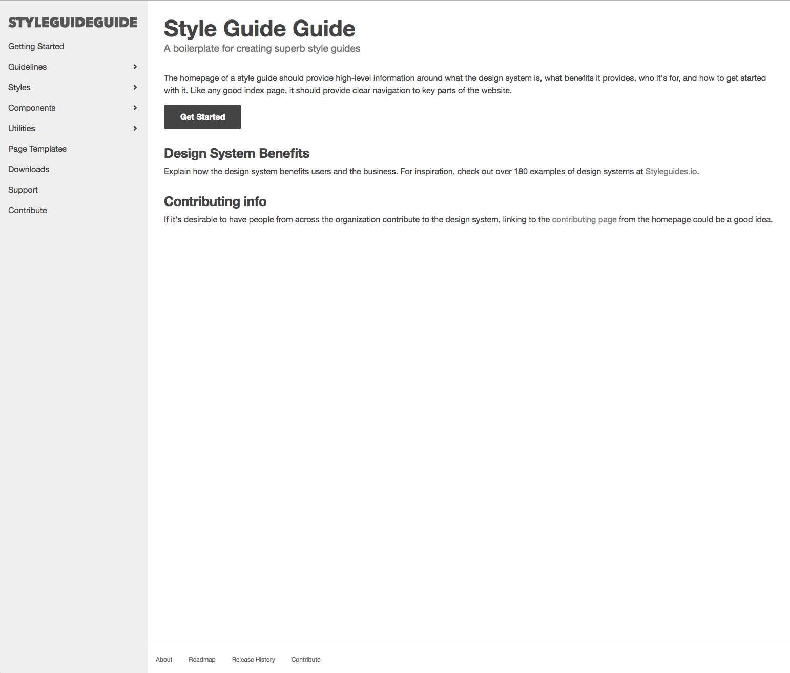 style guide guide